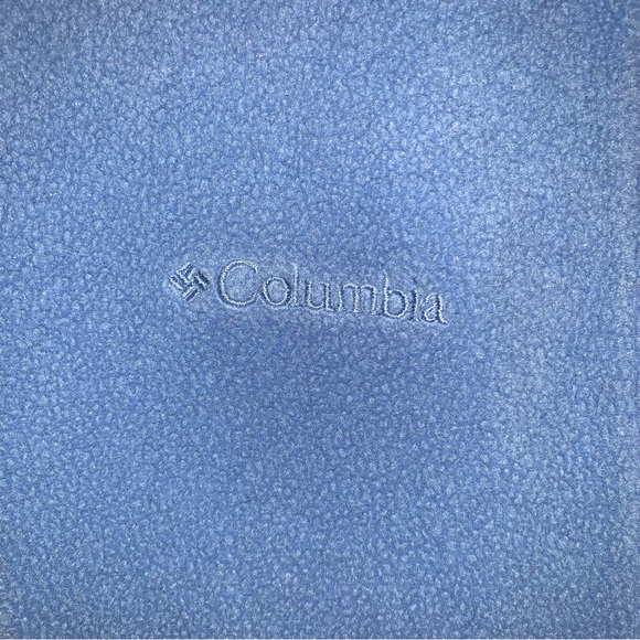 Columbia Light Blue Full Zip Fleece Jacket Size S - Picture 6 of 8